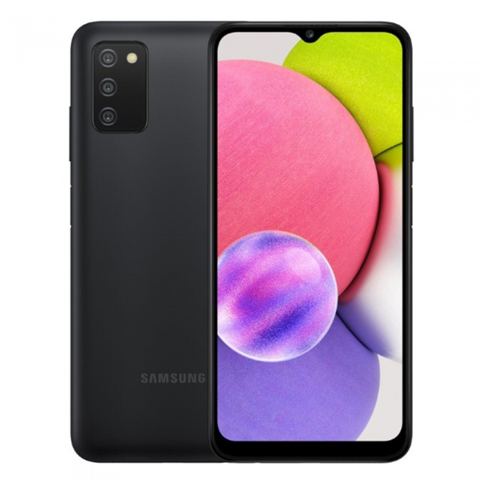 Смартфон Samsung Galaxy A03s 4/64Gb Черный РСТ