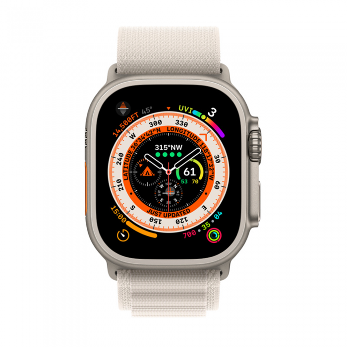 Умные часы Apple Watch Ultra 49mm Titanium Case with Starlight Global Version