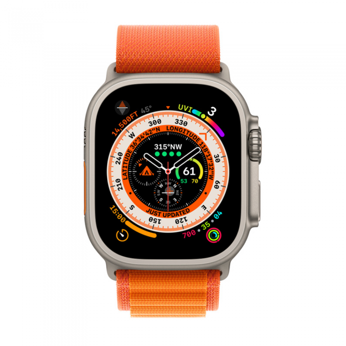 Умные часы Apple Watch Ultra 49mm Titanium Case with Orange Global Version