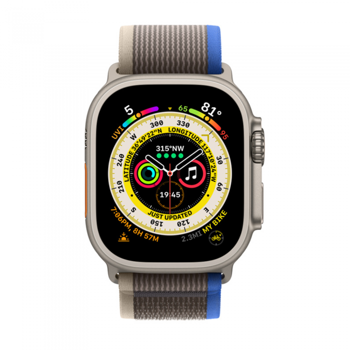 Умные часы Apple Watch Ultra 49mm Titanium Case with Blue/Gray Global Version