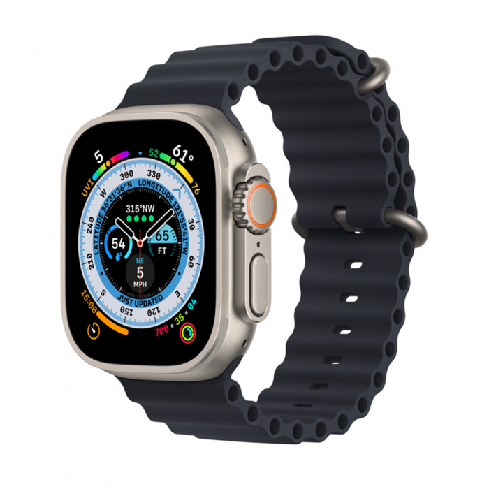 Умные часы Apple Watch Ultra 49mm Titanium Case with Midnight Ocean Band Global Version