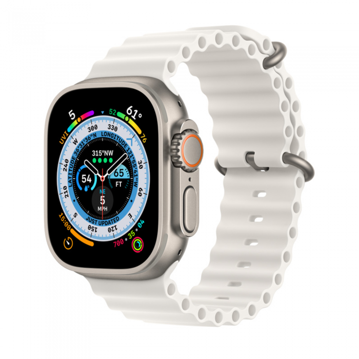 Умные часы Apple Watch Ultra 49mm Titanium Case with White Ocean Band Global Version