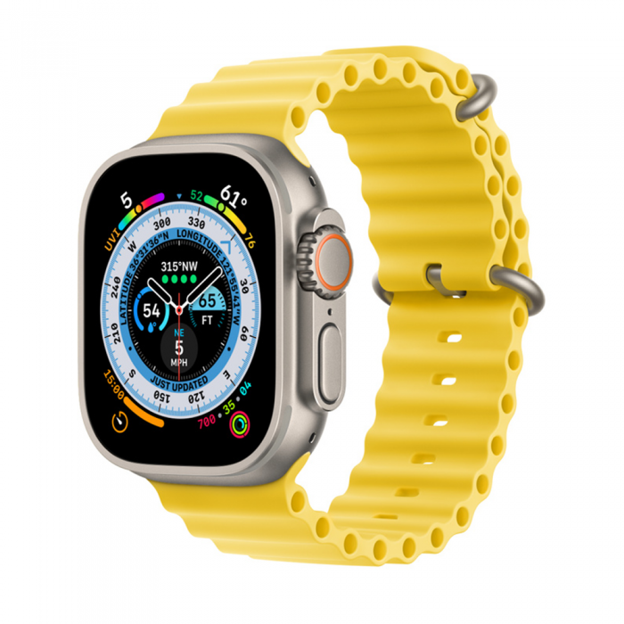 Умные часы Apple Watch Ultra 49mm Titanium Case with Yellow Ocean Band Global Version