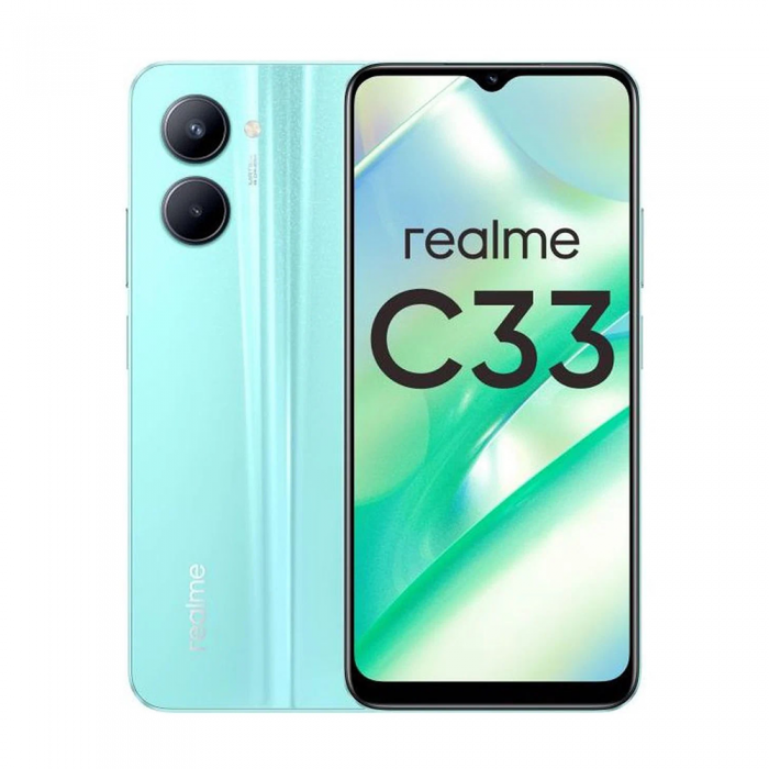 Смартфон Realme C33 4/64Gb Aqua Blue Global Version