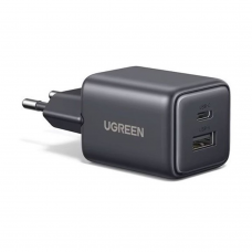 Сетевое зарядное устройство Ugreen X514 (65737) 20W USB-C/USB-A Black