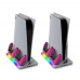 Многофункциональный RGB стенд для PS5/PS5 Slim c функцией охлаждения (Dobe TP5-3557)