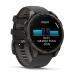 Спортивные часы Garmin Fenix 8 47 мм Sapphire Carbon Gray DLC Titanium Black / Pebble Gray