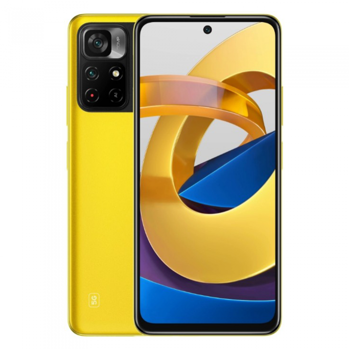 Смартфон Xiaomi POCO M4 Pro 5G 6/128Gb Желтый РСТ
