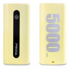 Портативный Аккумулятор Remax Proda E5 Series Powerbank 5000mAh Yellow