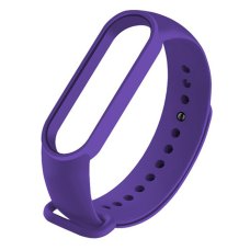 Браслет-ремешок силиконовый для Xiaomi Mi Band 5 Фиолетовый