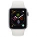 Умные часы Apple Watch S4 Sport 44mm Silver Aluminum Case with White Sport Band