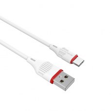 Кабель Borofone BX17 USB - USB-C White 