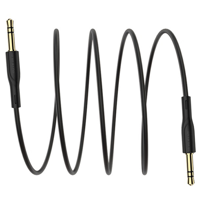 Аудио кабель AUX Borofone BL1 Audiolink Black