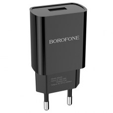 Сетевое зарядное устройство Borofone BA20A Sharp Black 