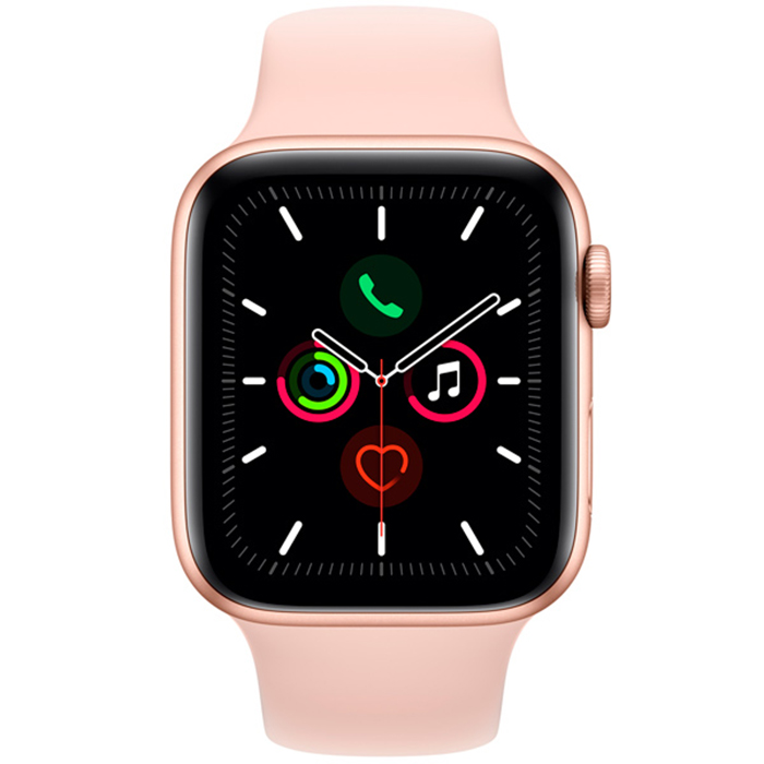 Умные часы Apple Watch S5 44mm Gold Sport Band