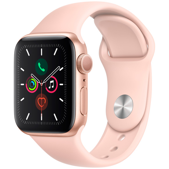Умные часы Apple Watch S5 40mm Gold Sport Band