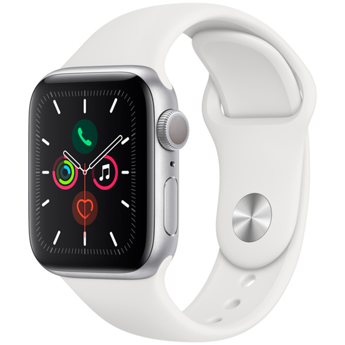 Умные часы Apple Watch S5 40mm Silver Sport Band