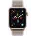 Умные часы Apple Watch S4 Sport 44mm Gold Aluminum Case with Pink Sand Sport Loop