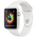 Умные часы Apple Watch S3 42mm Silver Aluminum Case with White Sport Band