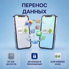 Перенос данных 256-512 ГБ
