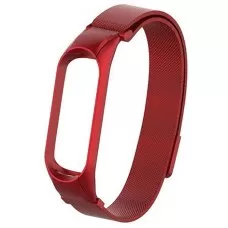 Браслет-ремешок миланская петля для Xiaomi Mi Band 5 Красный