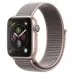 Умные часы Apple Watch S4 Sport 44mm Gold Aluminum Case with Pink Sand Sport Loop