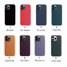 Leather (кожаный) чехол MagSafe для iPhone 15 Pro